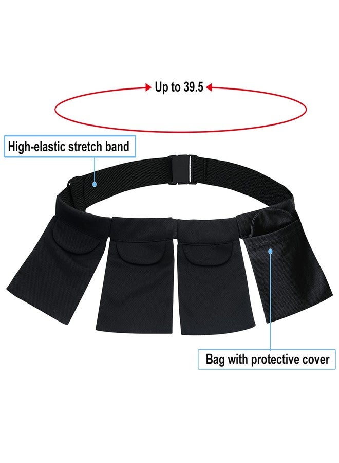 SUCONBE Adjustable Mastectomy Drain Holder-4 Drain Pouches and Shower Bag, for Breast Surgery Mastectomy Breast Reduction Augmentation Post-Surgery Recovery Support Tummy Tuck Patient Care Kit (Black) - Image 5